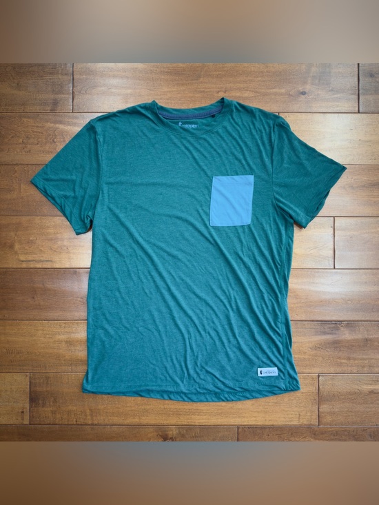 cotopaxi Other - Cotopaxi Green Short-Sleeve Paseo Travel Tee with Blue Chest Pocket size L